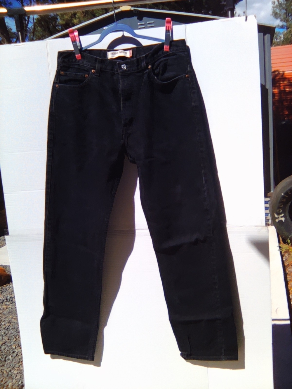 Levi's 505 Black Straight Men’s Jeans